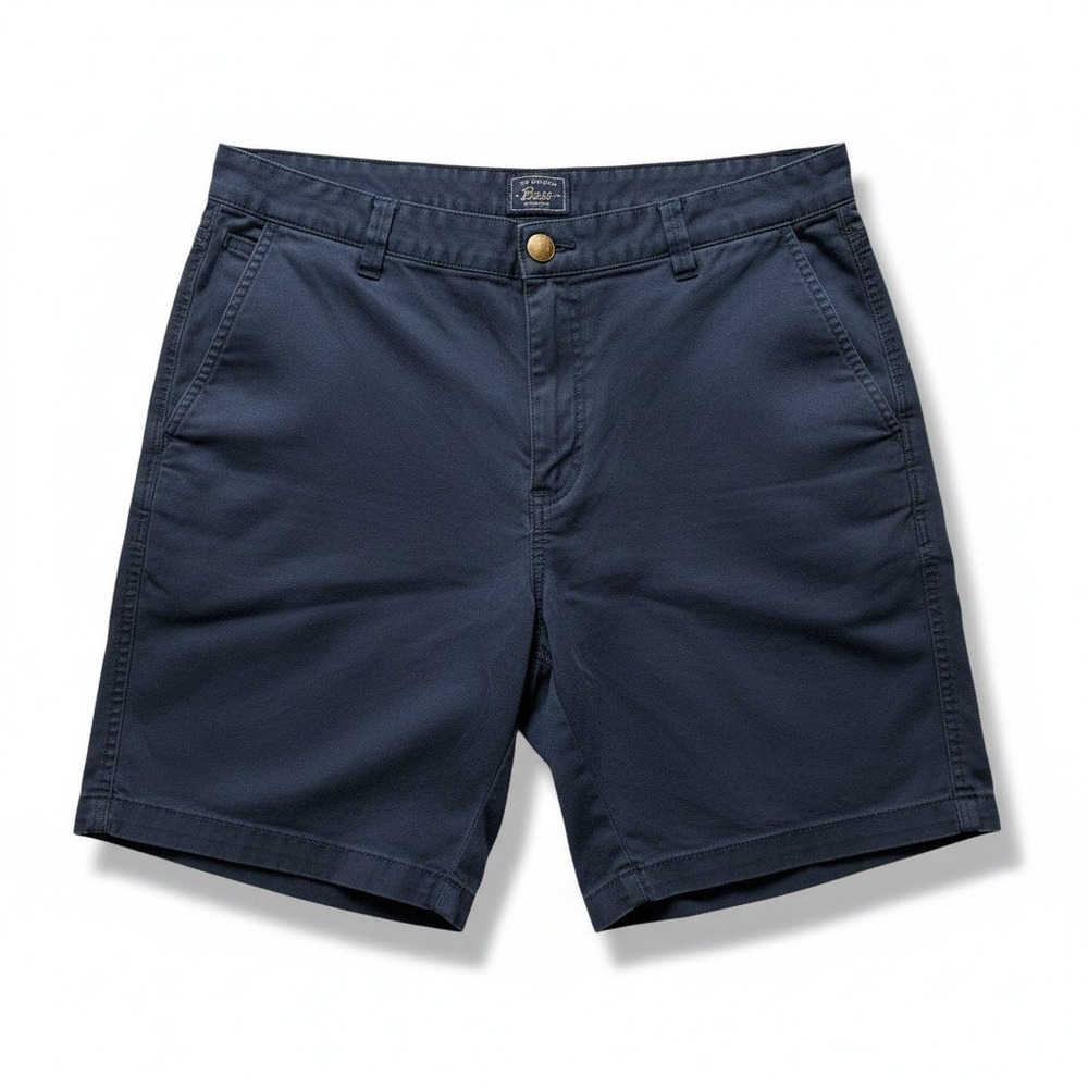 G.H. Bass & Co. 36 Navy Blue Chino Shorts Mens‎ Casual Preppy Summer